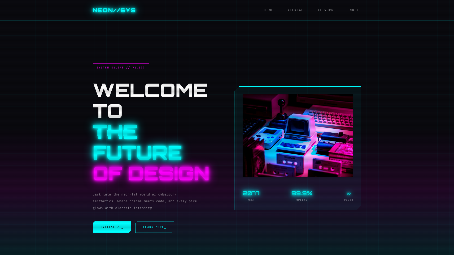 Retro-Futurism Cyberpunk Preview