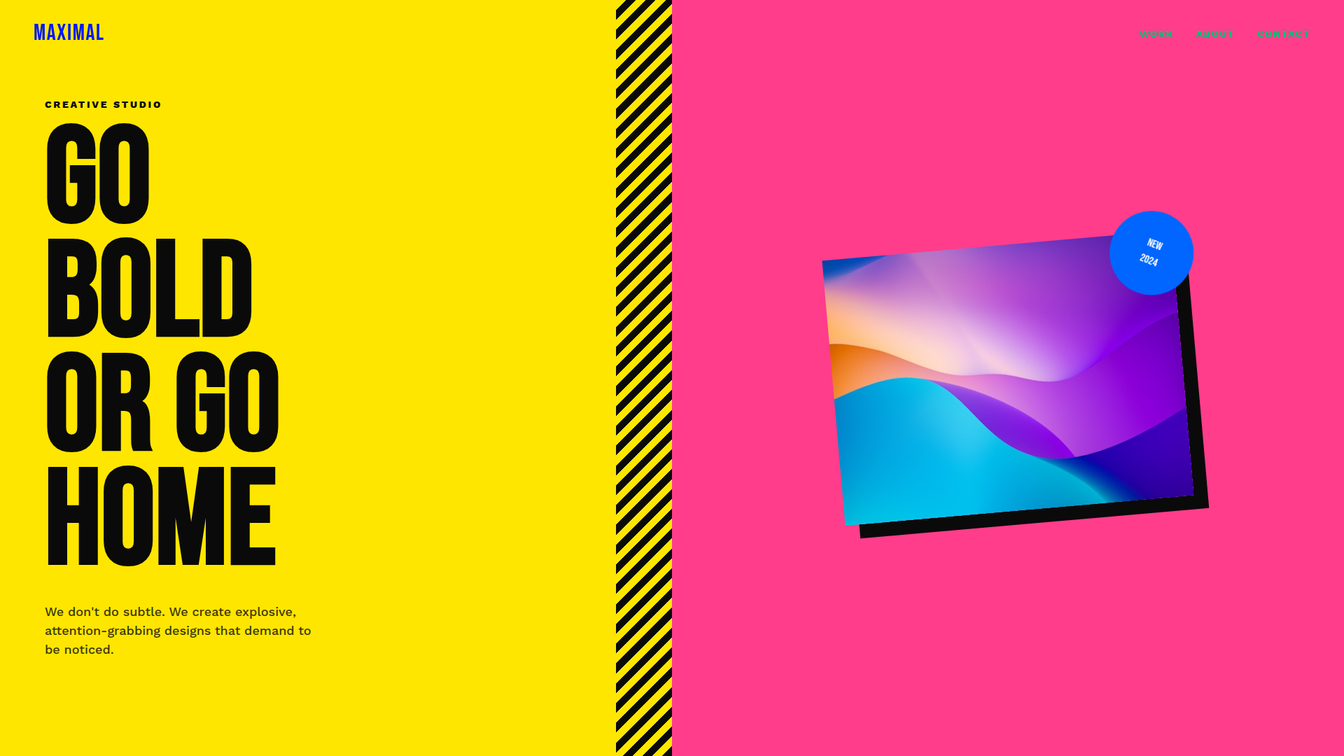 Vibrant Block Maximalist Preview